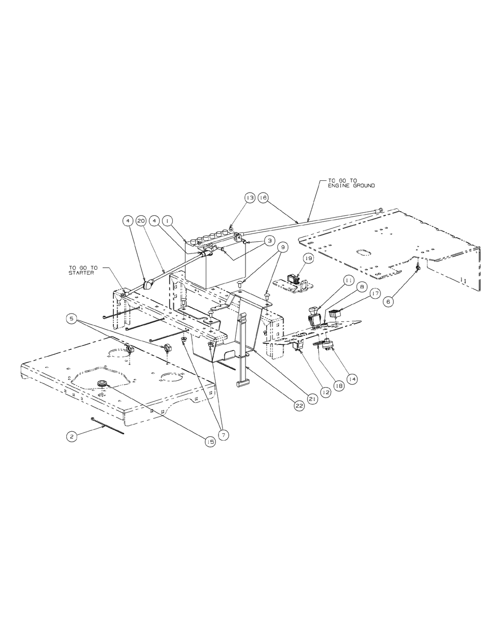 Kohler Electrical Assembly 27hp Diagram and Parts List for M54-KH (53AH8CT4050-27HP-OHV)(2009 & Before) Cub Cadet Lawn Tractor